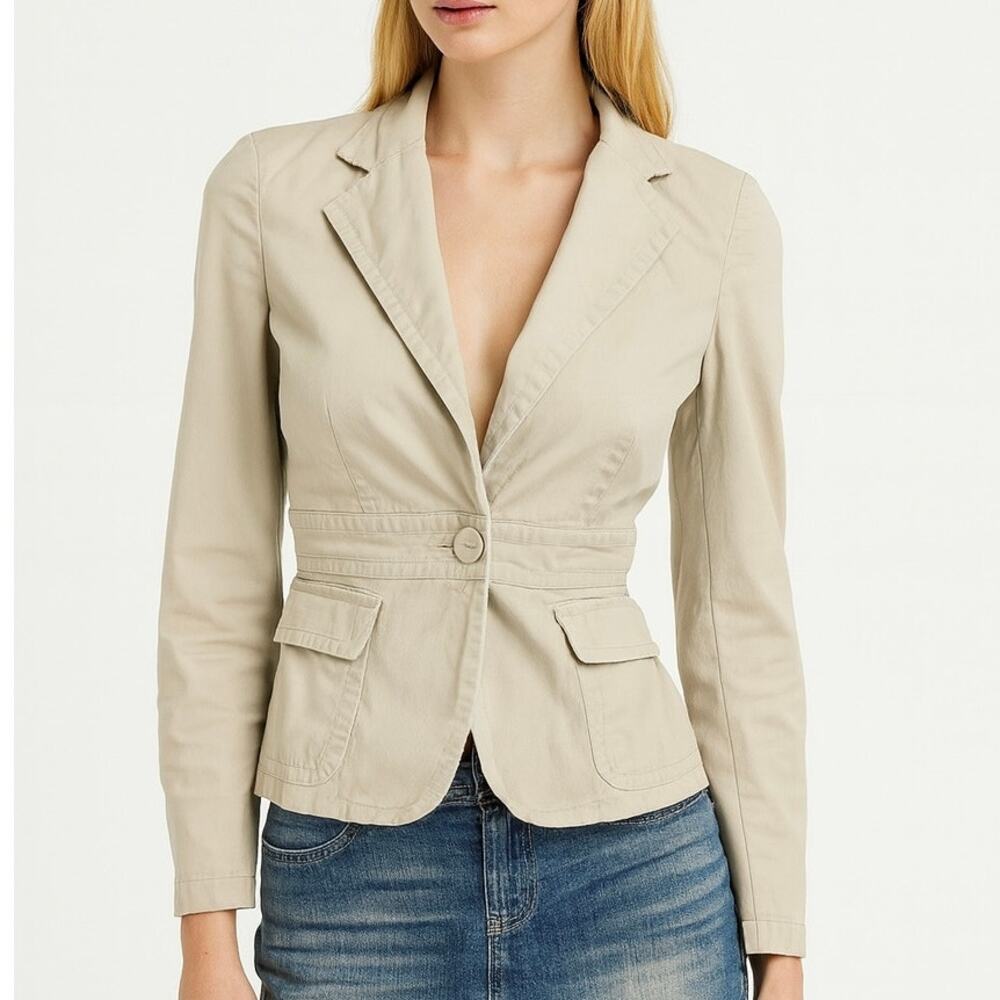 J. Crew Women's Light Beige Tailored Blazer